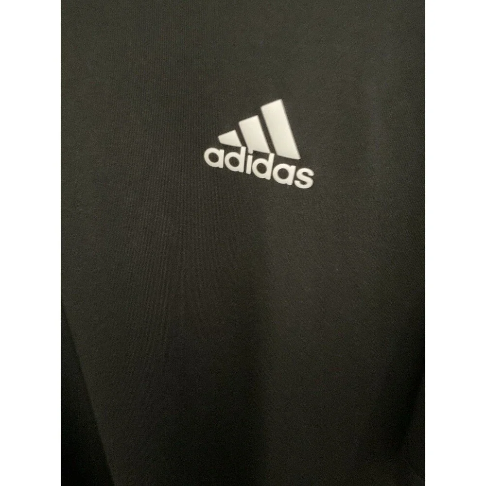 Adidas Men's Golf Polo Shirt - Black, Size L
